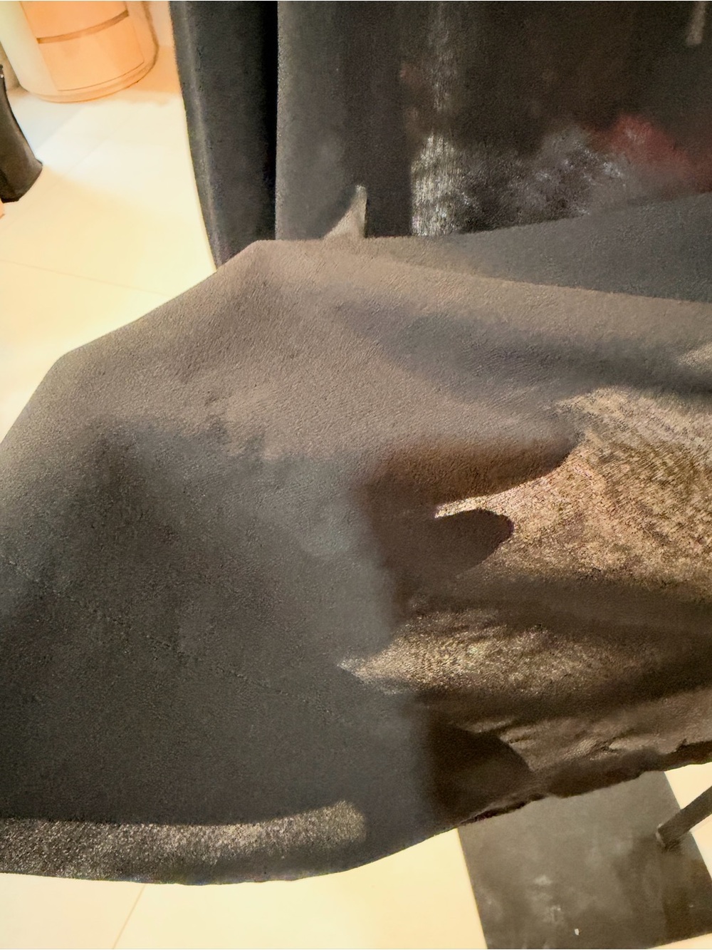 BCBGMaxAzria Sheer Black Short-Sleeve Blouse - Picture 11 of 11